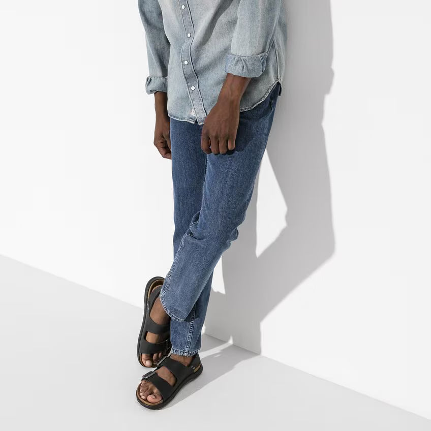 BIRKENSTOCK MILANO CT CUIR HUILÉ NOIR