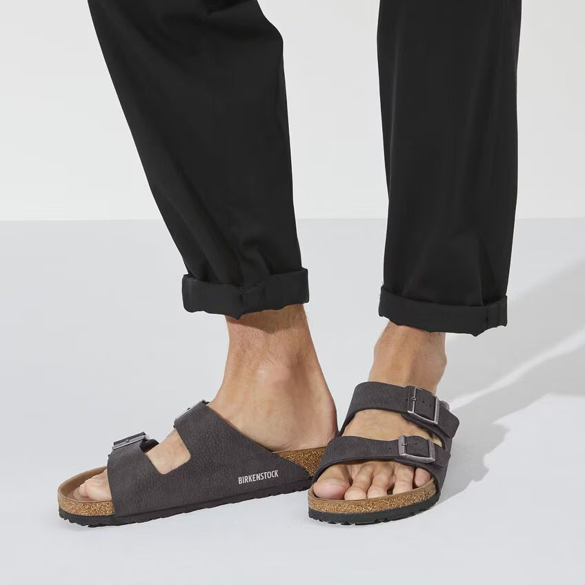 BIRKENSTOCK ARIZONA VEGAN DÉSERT DUST MICROFIBRE NOIR