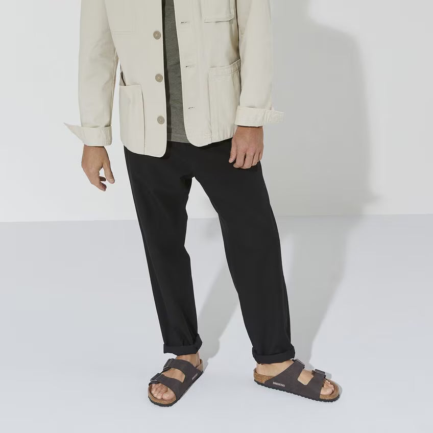 BIRKENSTOCK ARIZONA VEGAN DÉSERT DUST MICROFIBRE NOIR
