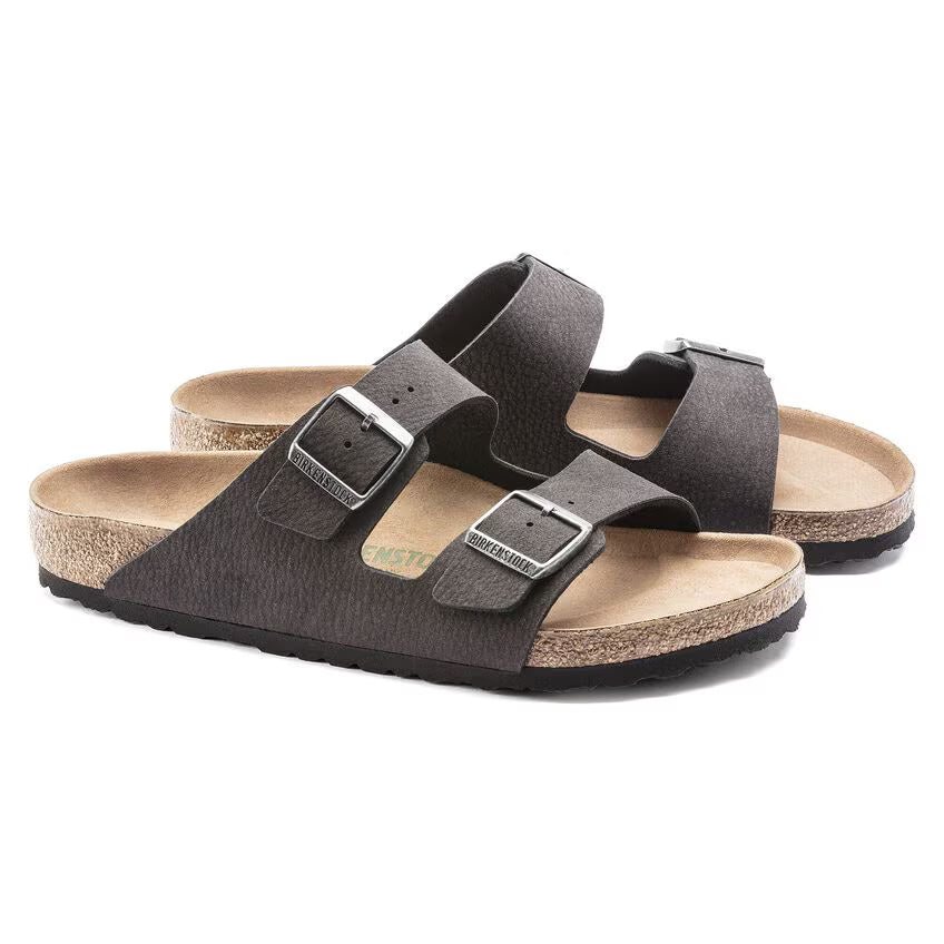 BIRKENSTOCK ARIZONA VEGAN DÉSERT DUST MICROFIBRE NOIR