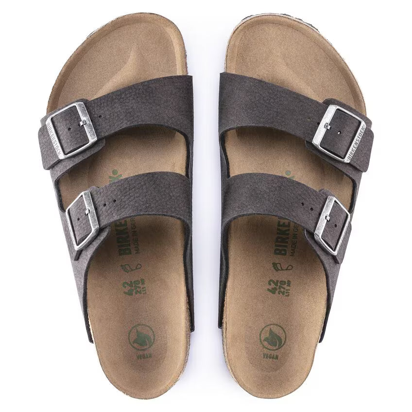 BIRKENSTOCK ARIZONA VEGAN DÉSERT DUST MICROFIBRE NOIR