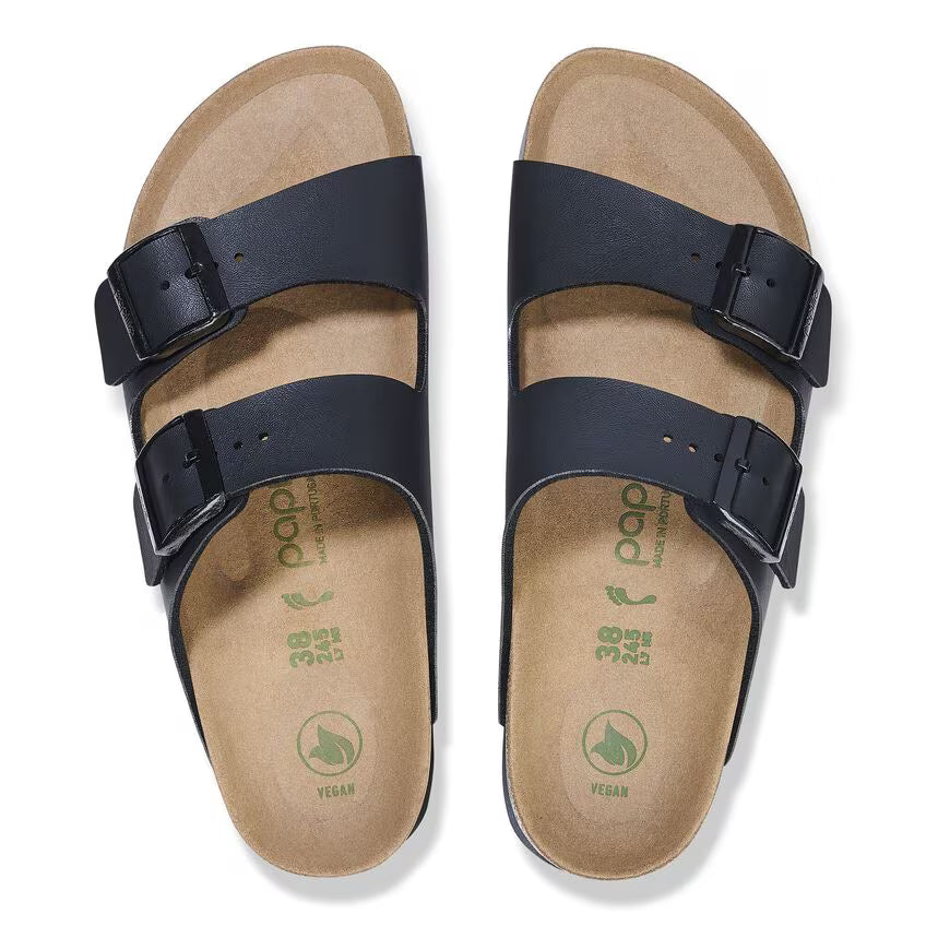 BIRKENSTOCK ARIZONA BF VEGAN FLEX PLATEFORME NOIRE