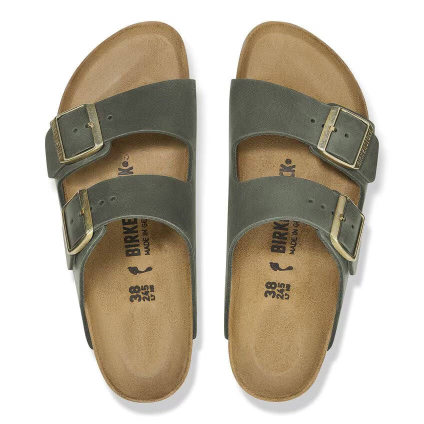BIRKENSTOCK ARIZONA CUIR HUILÉ AU THYM