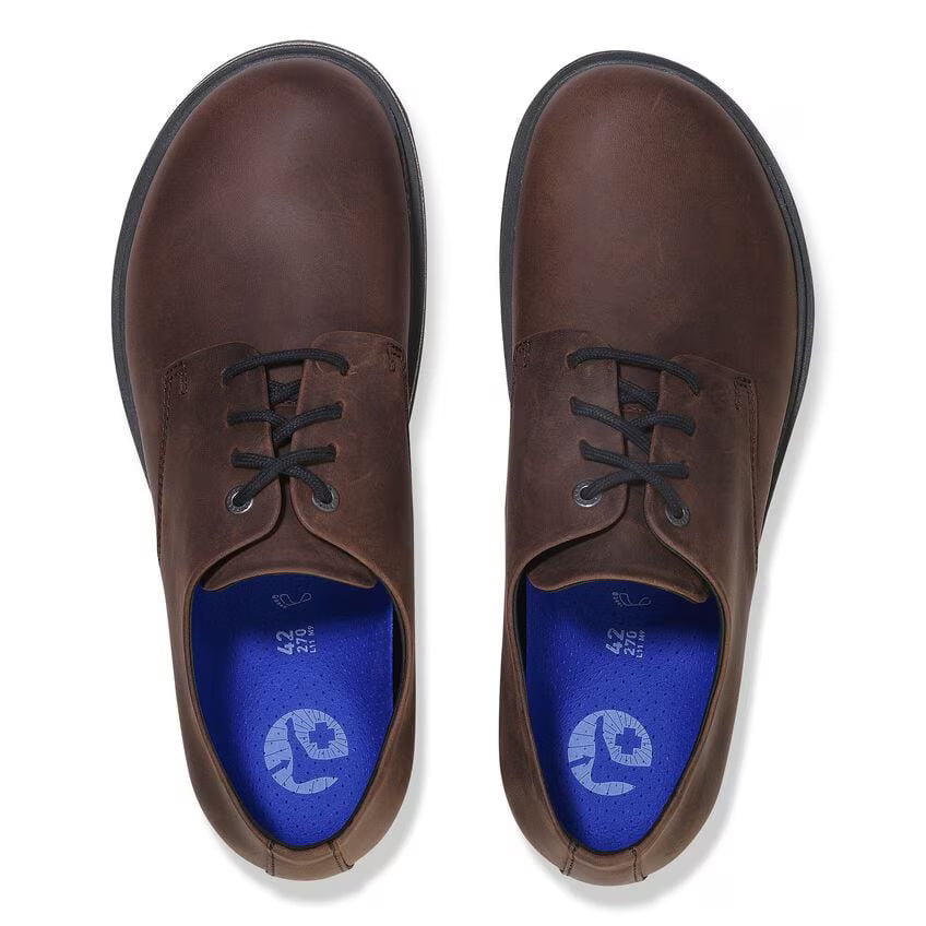 BIRKENSTOCK HIGHWOOD BAS À LACETS HABANA CUIR HUILÉ