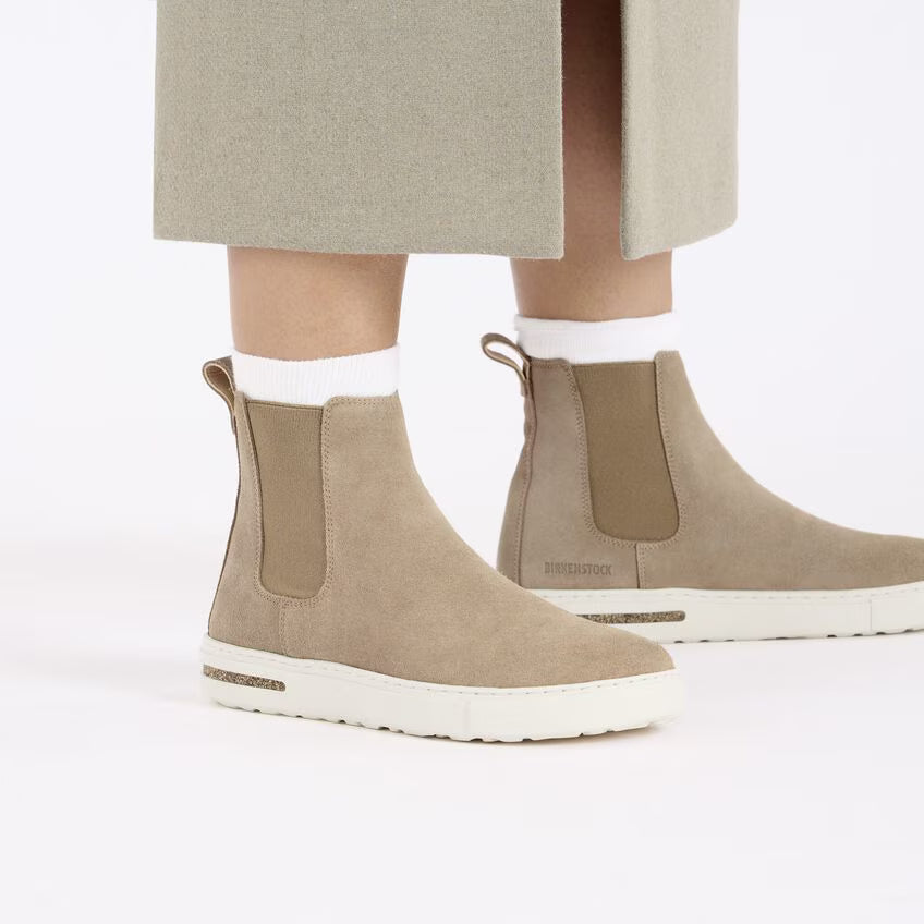 BOTTINES CHELSEA BIRKENSTOCK BEND EN DAIM TAUPE
