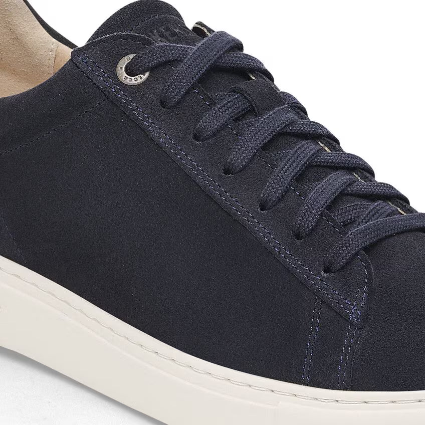 BIRKENSTOCK BEND BASSES À LACETS EN CUIR DAIM MIDNIGHT