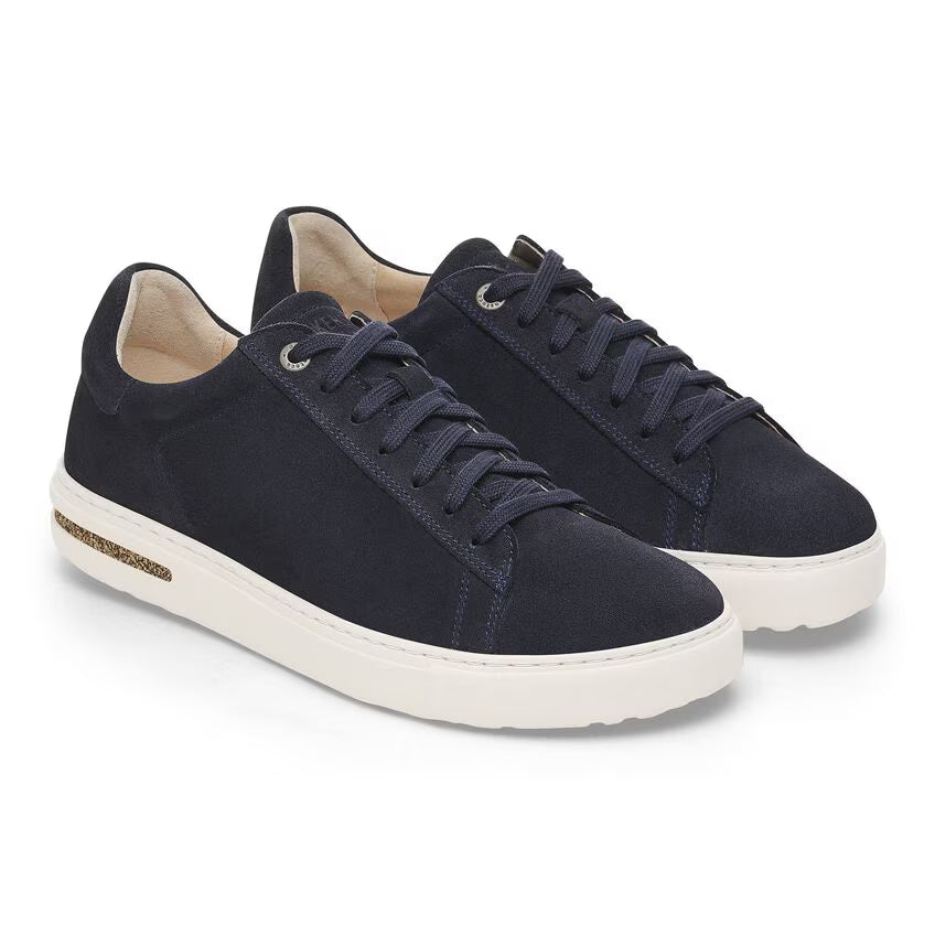 BIRKENSTOCK BEND BASSES À LACETS EN CUIR DAIM MIDNIGHT