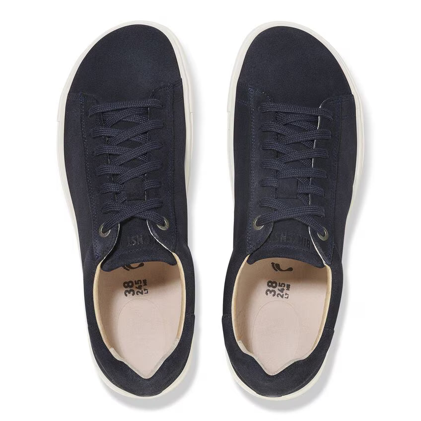 BIRKENSTOCK BEND BASSES À LACETS EN CUIR DAIM MIDNIGHT
