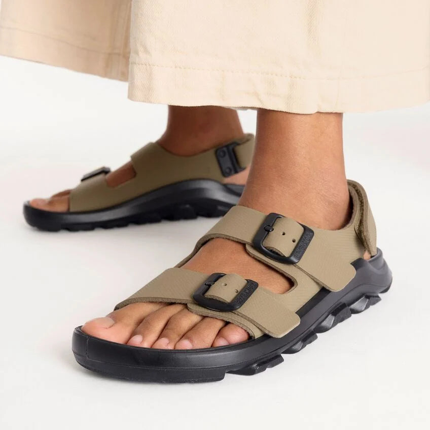 BIRKENSTOCK MOGAMI TERRA DÉLAVÉ KAKI BIRKO FLEUR