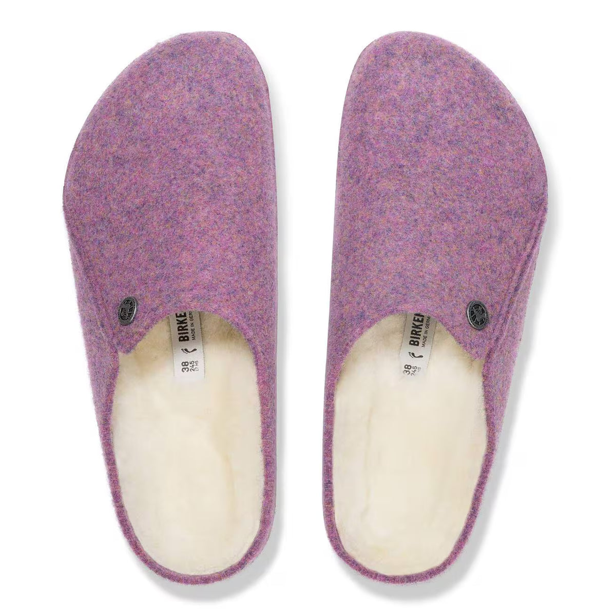 BIRKENSTOCK Zermatt Slippers Shearling Woolfelt