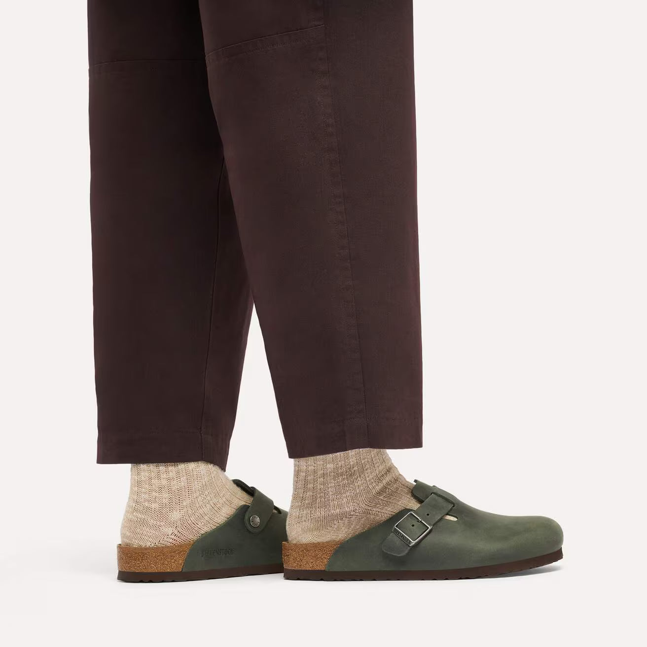 BIRKENSTOCK BOSTON CUIR HUILÉ COGNAC
