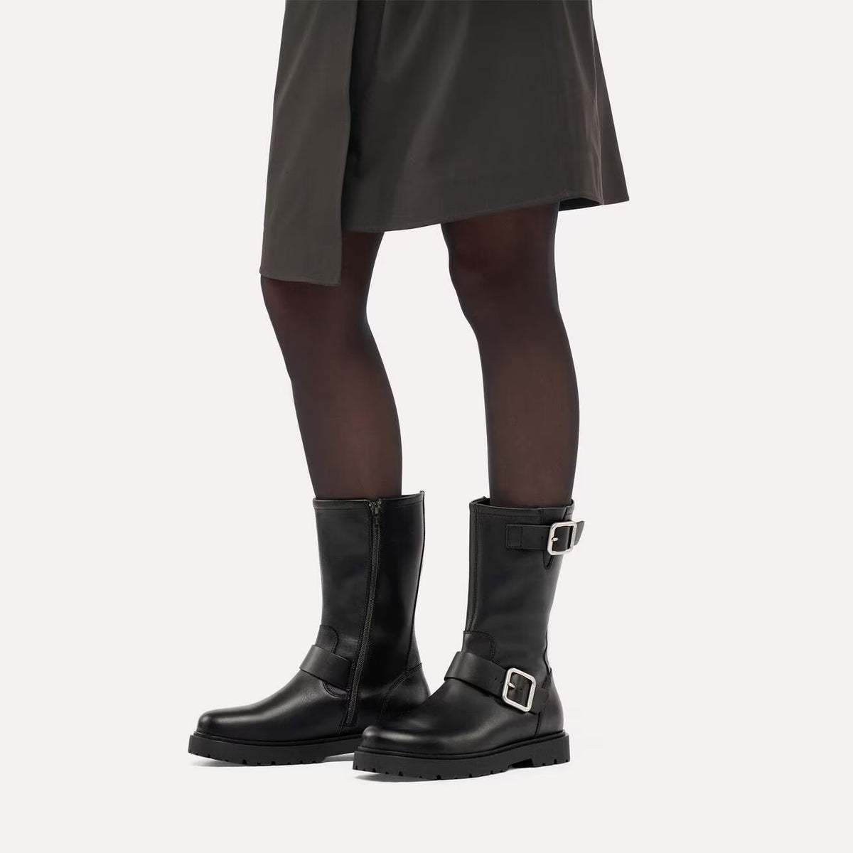 Birkenstock Highwood Mid Buckle Oiled Leather