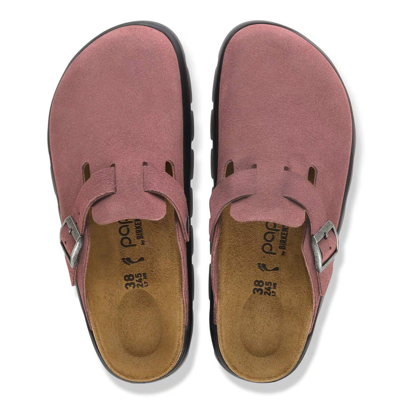BIRKENSTOCK Boston Chunky Suede Leather