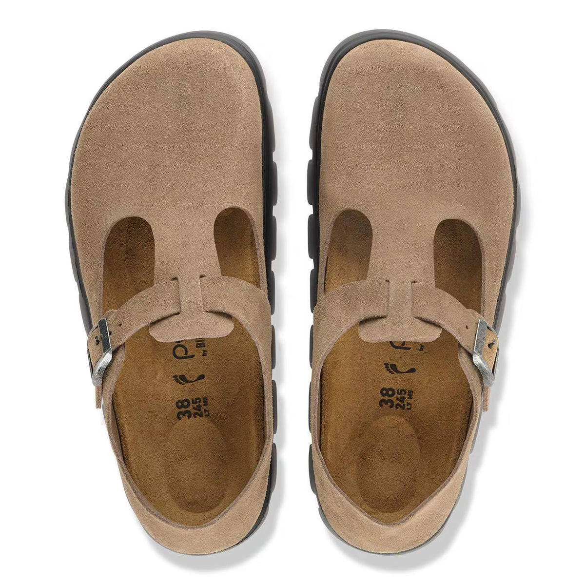 Birkenstock Paris Chunky Suede Leather