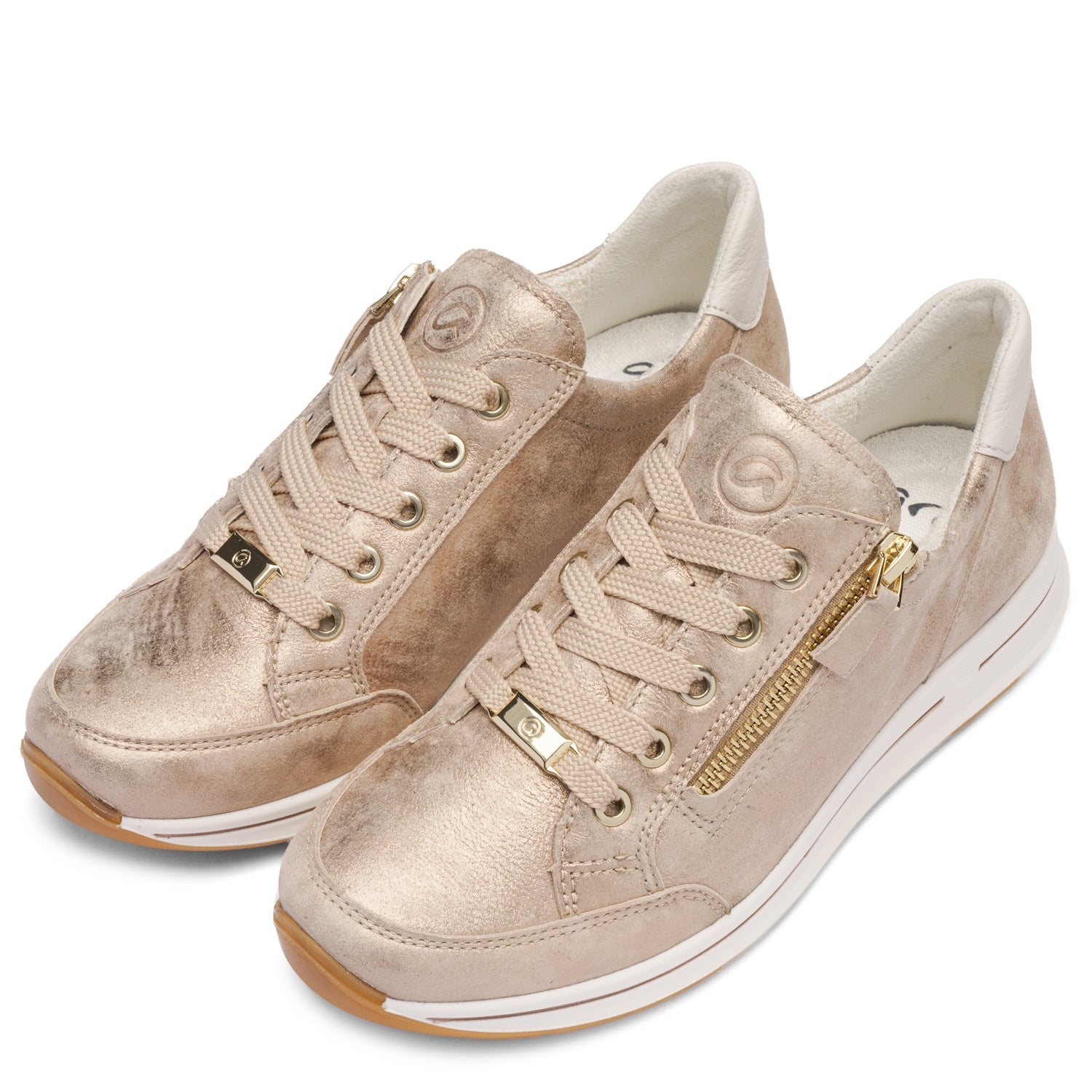 ARA SHOES Oleanna Lace Up Side Zip