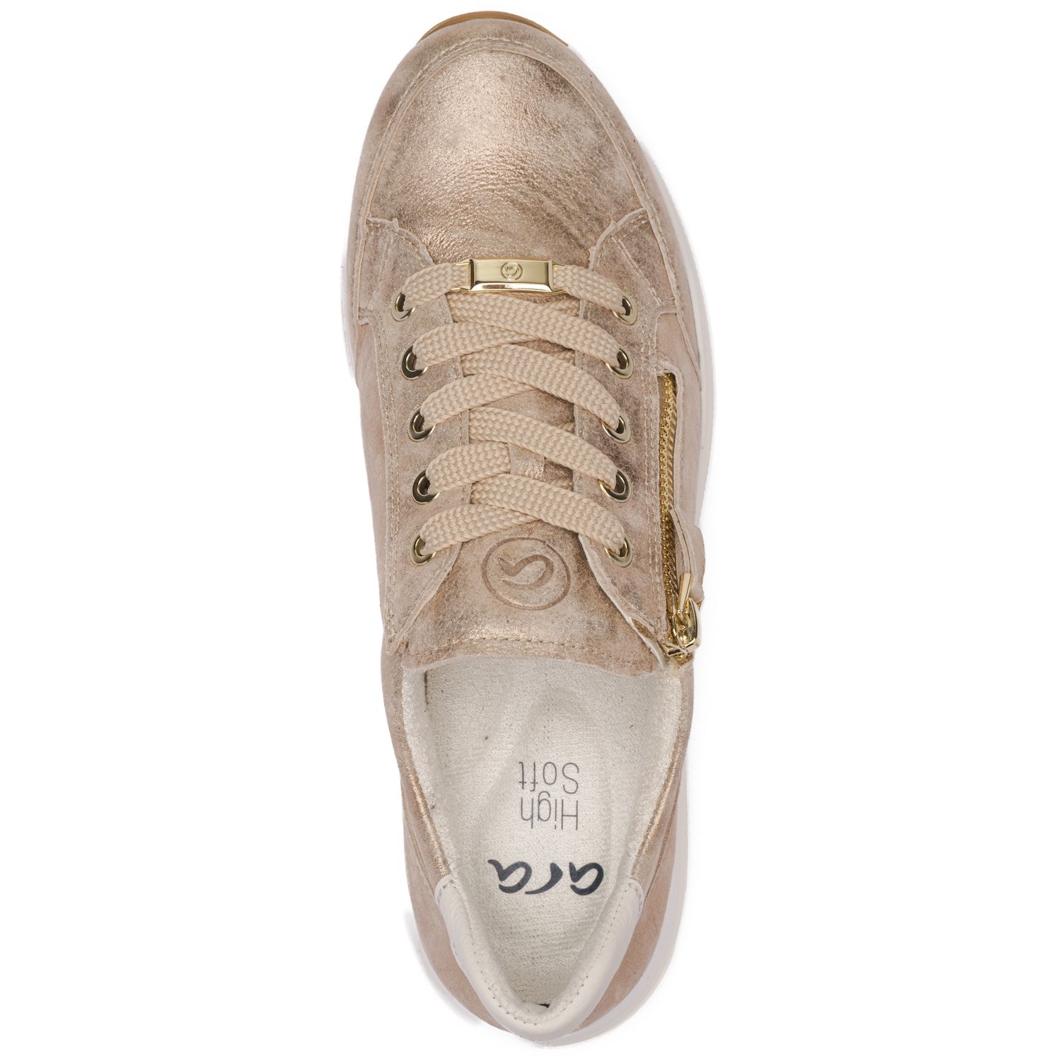 ARA SHOES Oleanna Lace Up Side Zip
