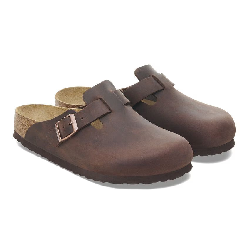 BIRKENSTOCK Boston Soft Footbed Leather
