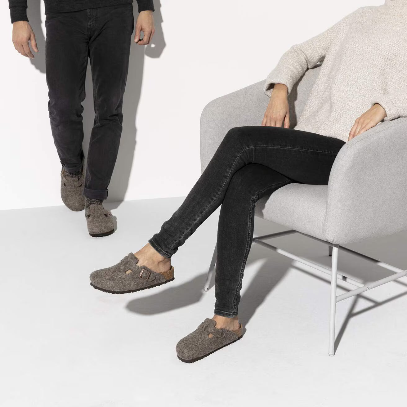 BIRKENSTOCK Boston Wool Felt Clog