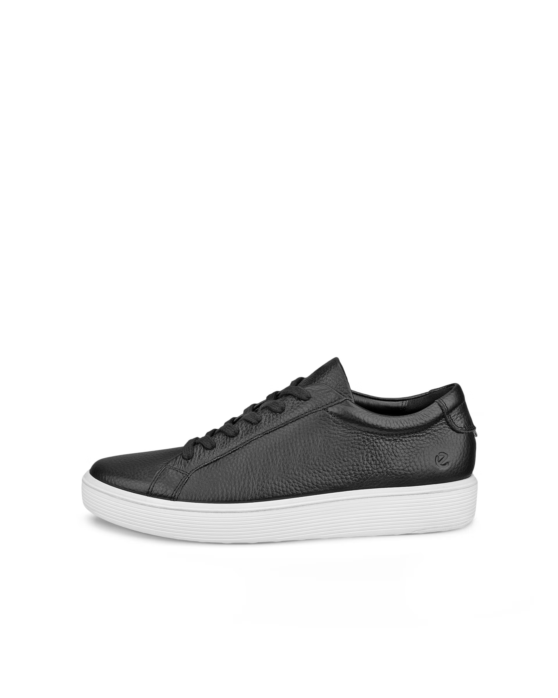 Baskets à lacets ECCO SOFT 60 pour femme en cuir noir
