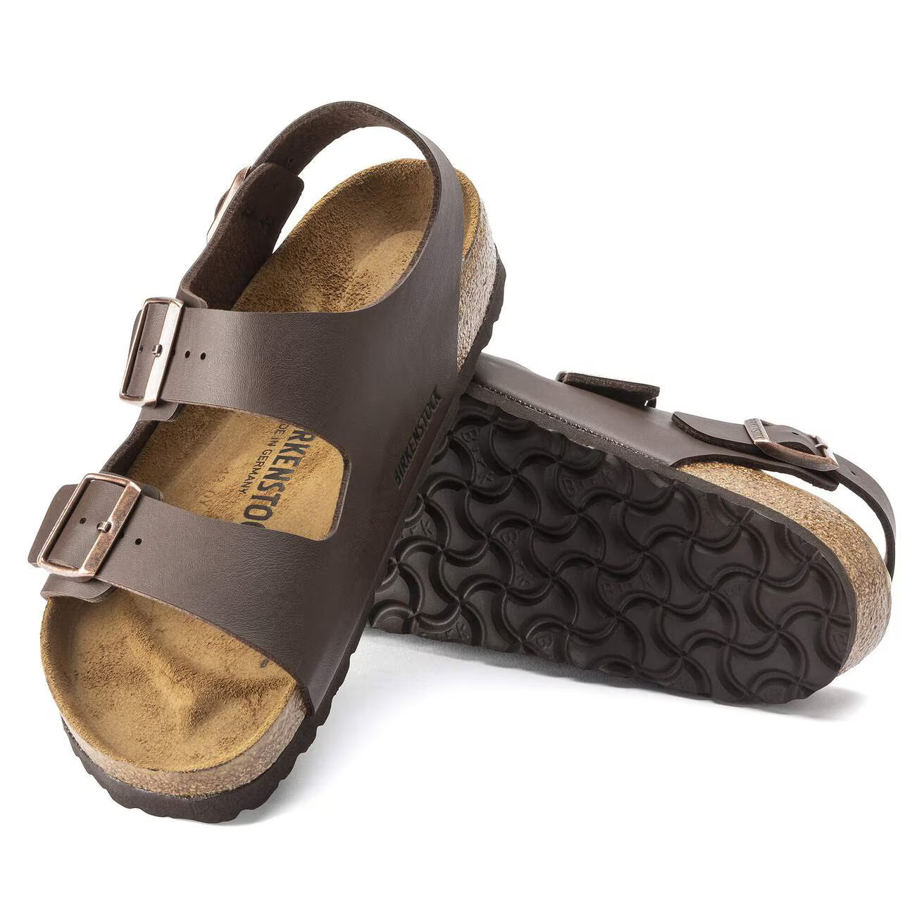 BIRKENSTOCK MILANO BF MARRON FONCÉ