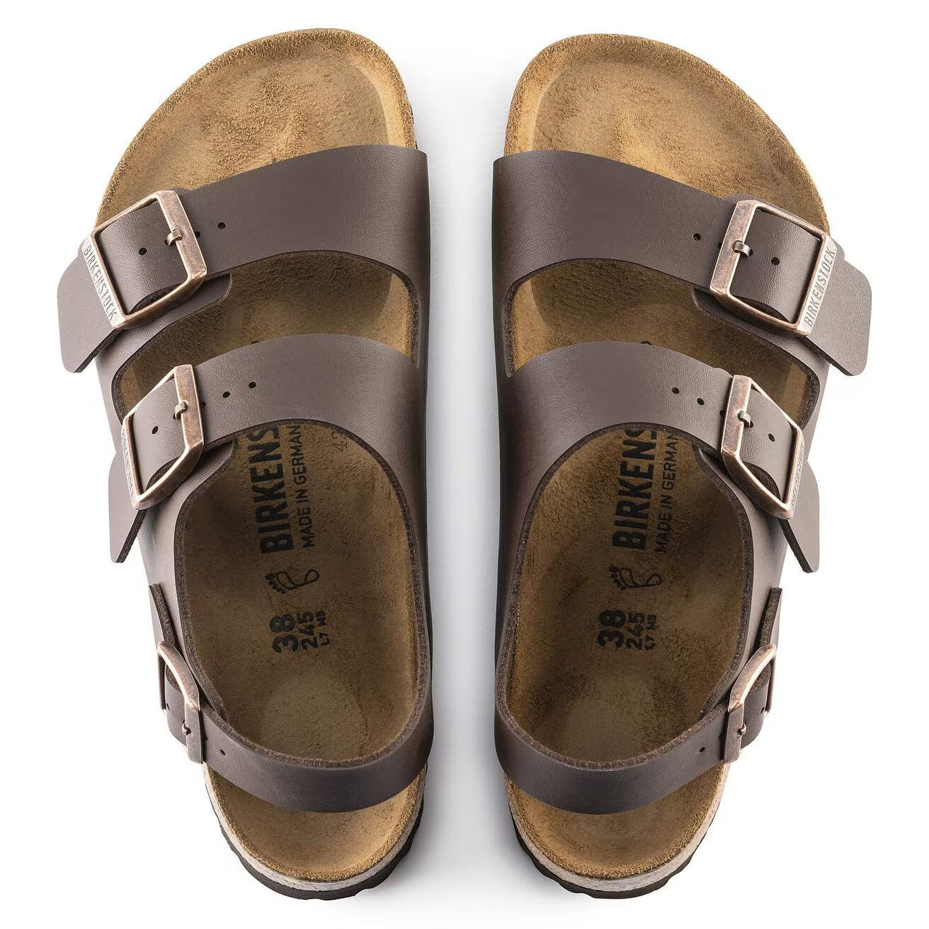 BIRKENSTOCK MILANO BF MARRON FONCÉ