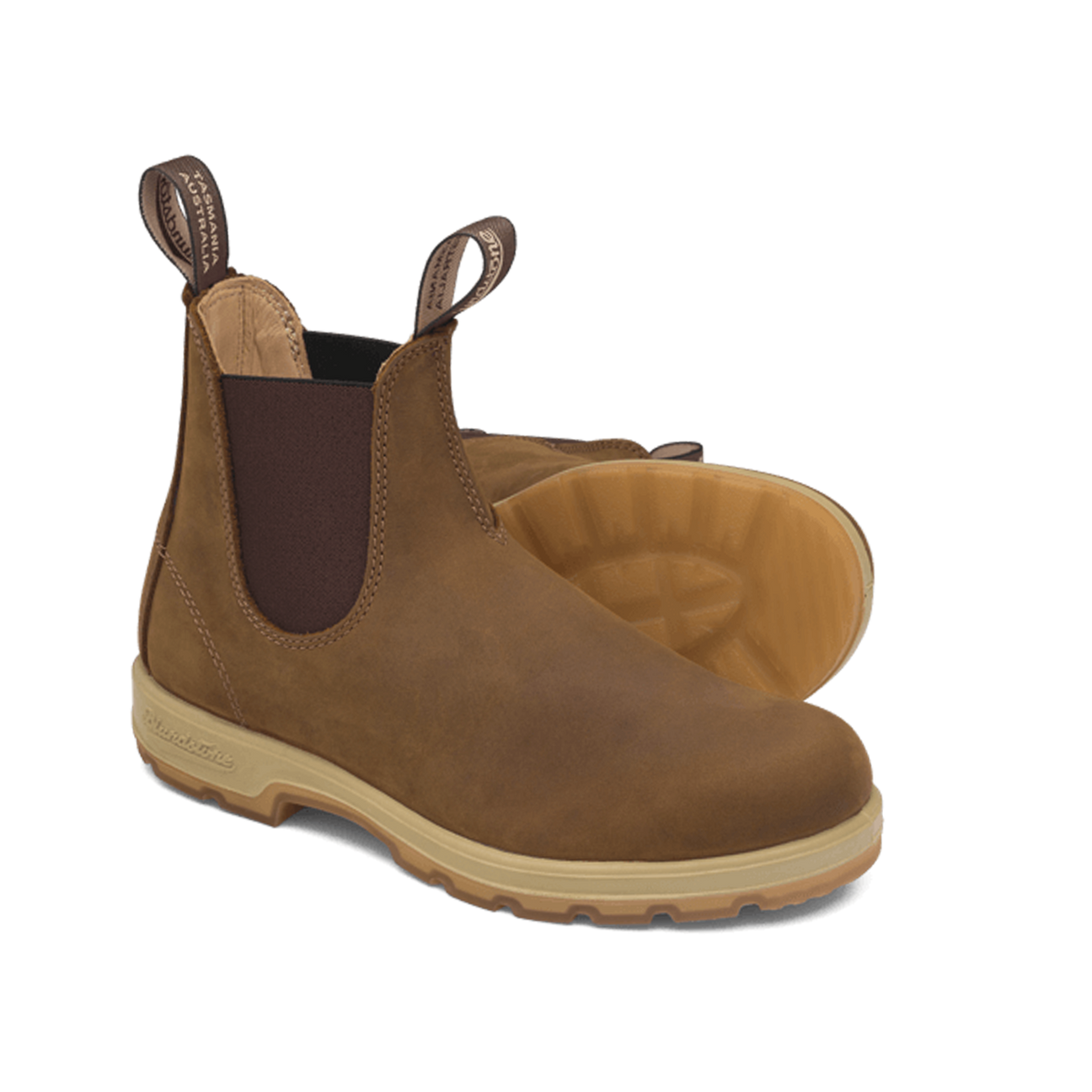 BLUNDSTONE 1320 SELLE MARRON AVEC SEMELLE EN GOMME