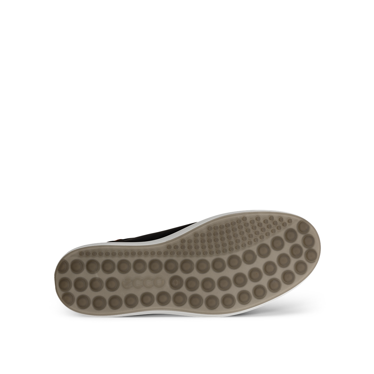 ECCO SOFT 7 M EASY SLIP LACE BLACK/COGNAC