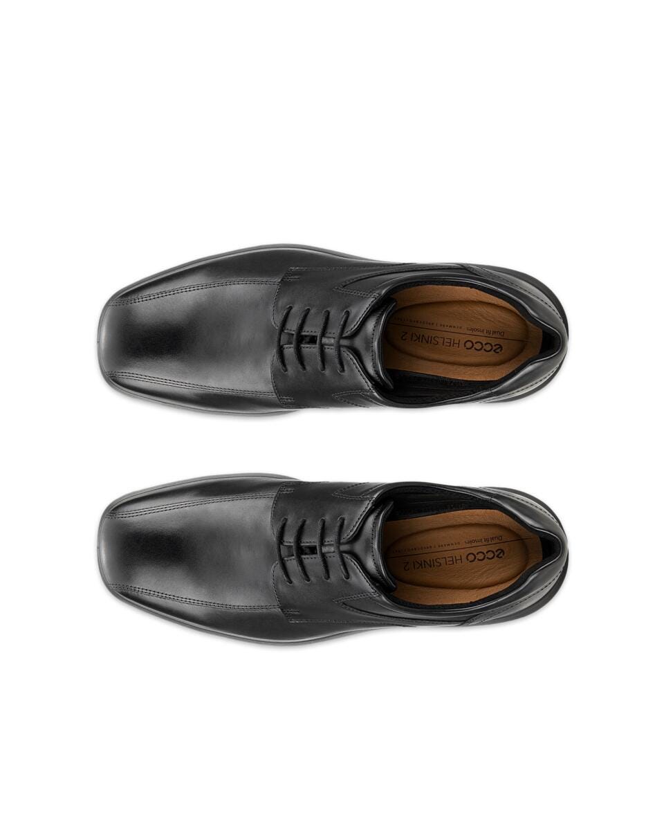 ECCO HELSINKI 2 DERBY À LACETS EN CUIR NOIR