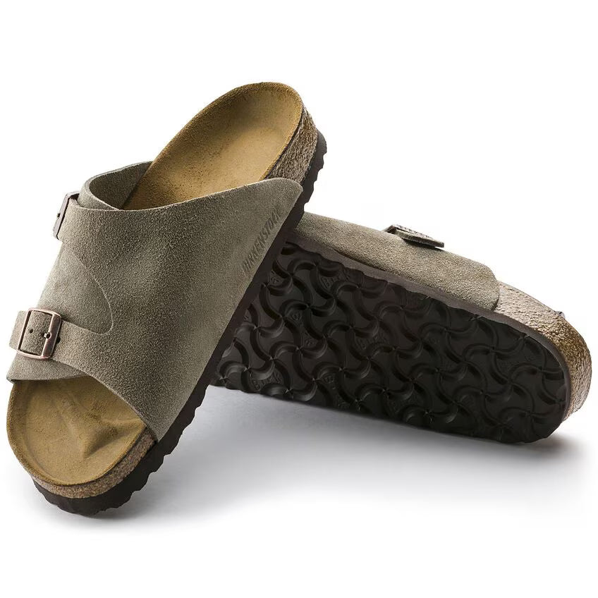BIRKENSTOCK ZURICH SANDAL TAUPE SUEDE