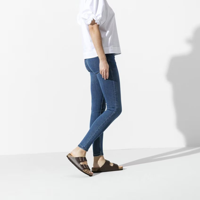 BIRKENSTOCK ARIZONA BIRKO FLOR MARRON FONCÉ