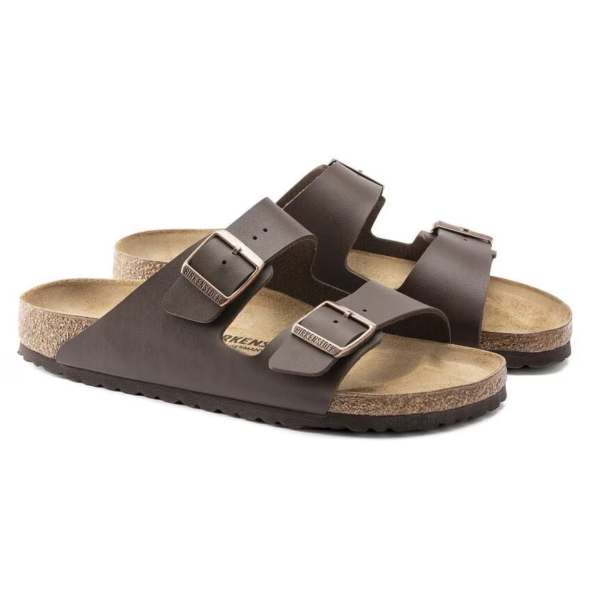 BIRKENSTOCK ARIZONA BIRKO FLOR MARRON FONCÉ