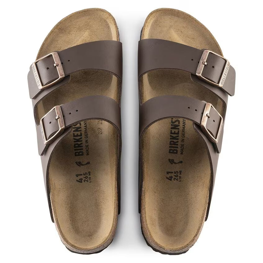 BIRKENSTOCK ARIZONA BIRKO FLOR MARRON FONCÉ