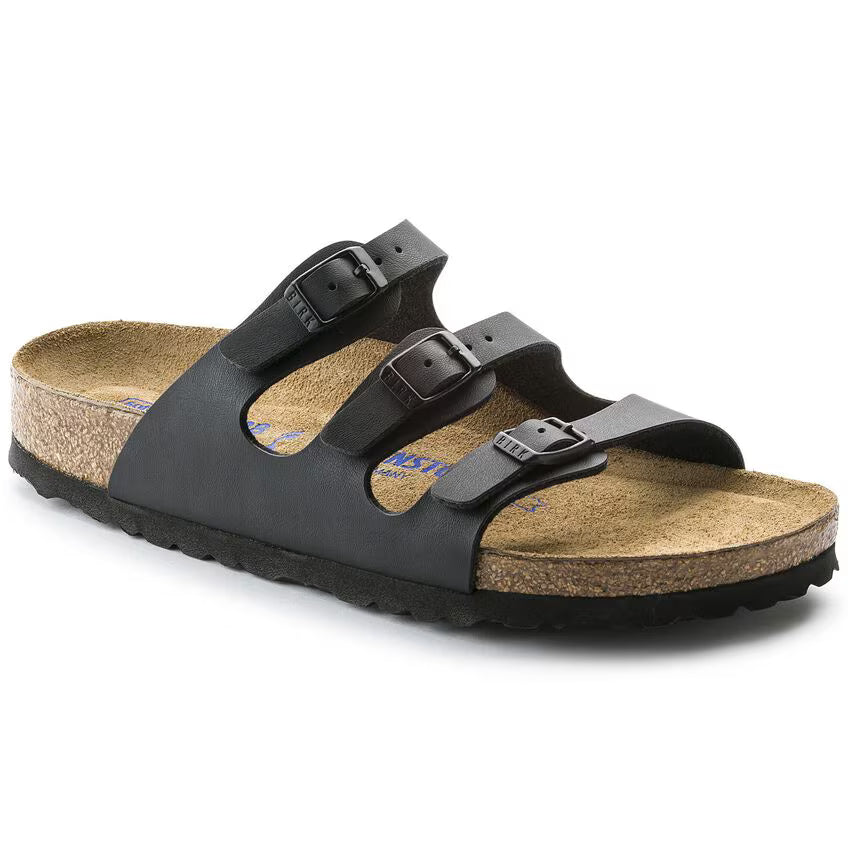BIRKENSTOCK FLORIDA SFB NOIR BIRKO FLOR