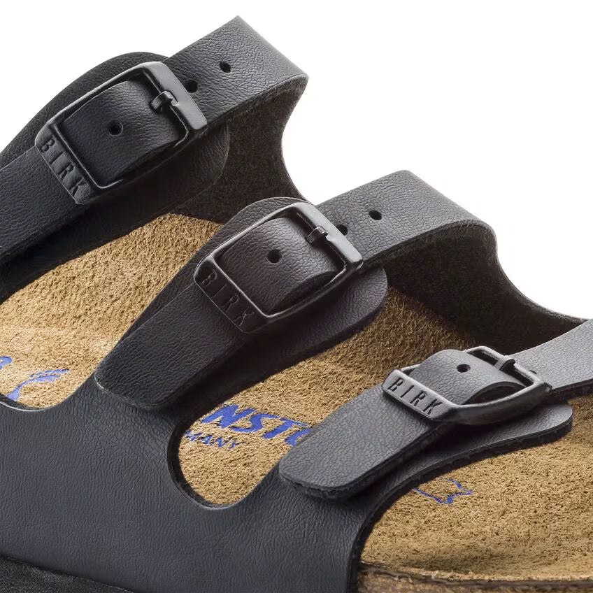 BIRKENSTOCK FLORIDA SFB NOIR BIRKO FLOR
