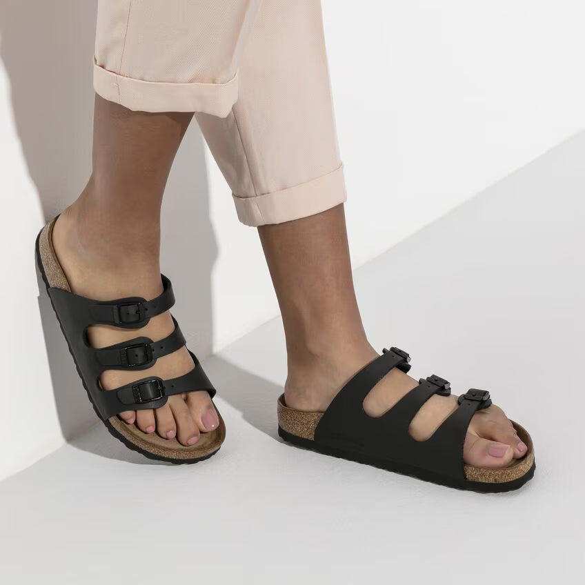 BIRKENSTOCK FLORIDA SFB NOIR BIRKO FLOR