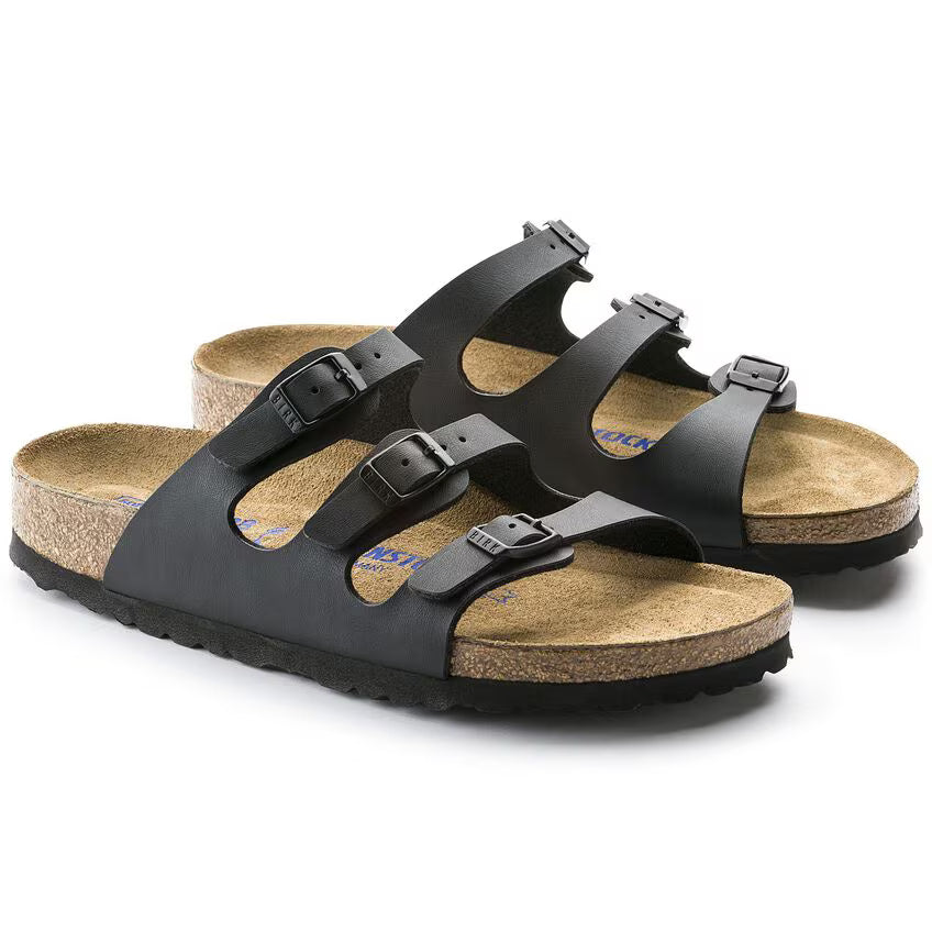 BIRKENSTOCK FLORIDA SFB NOIR BIRKO FLOR
