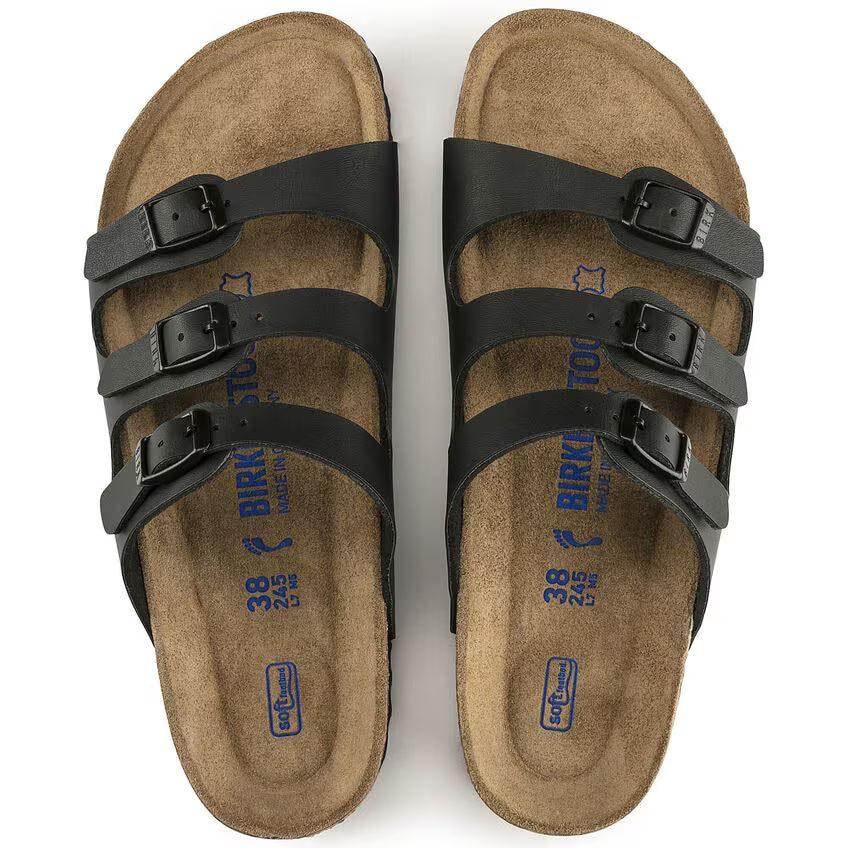 BIRKENSTOCK FLORIDA SFB NOIR BIRKO FLOR