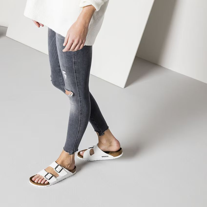 BIRKENSTOCK ARIZONA BIRKO FLOR WHITE