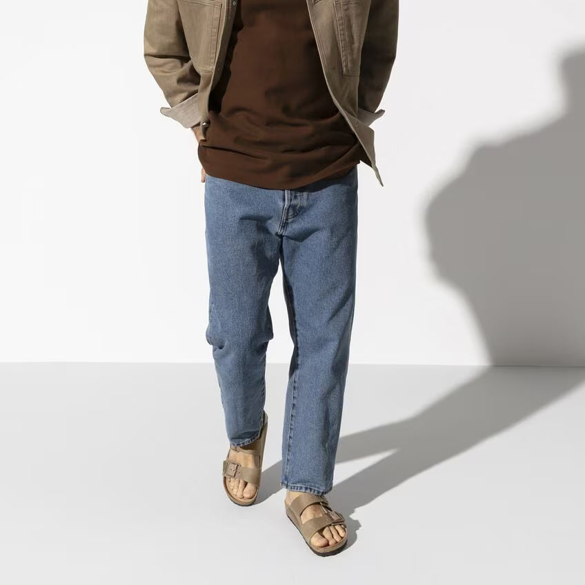 BIRKENSTOCK ARIZONA SFB CUIR HUILÉ TABAC