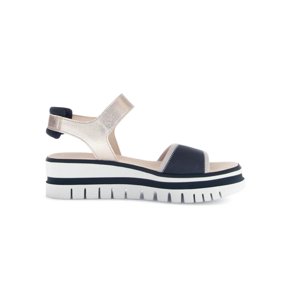 GABOR SANDALE 2 BRIDES 64 629 16 BLEU PUDER