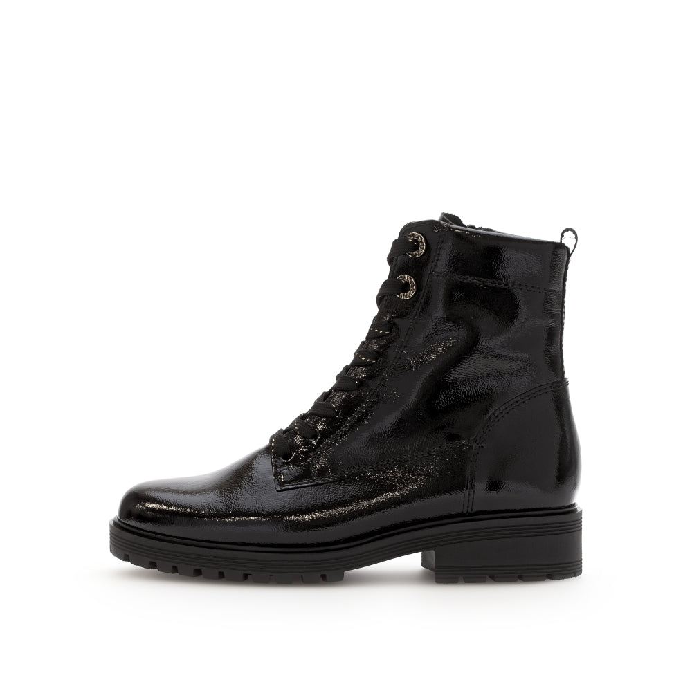 GABOR CHUKKA BOOT BLACK PATENT 72 765 97