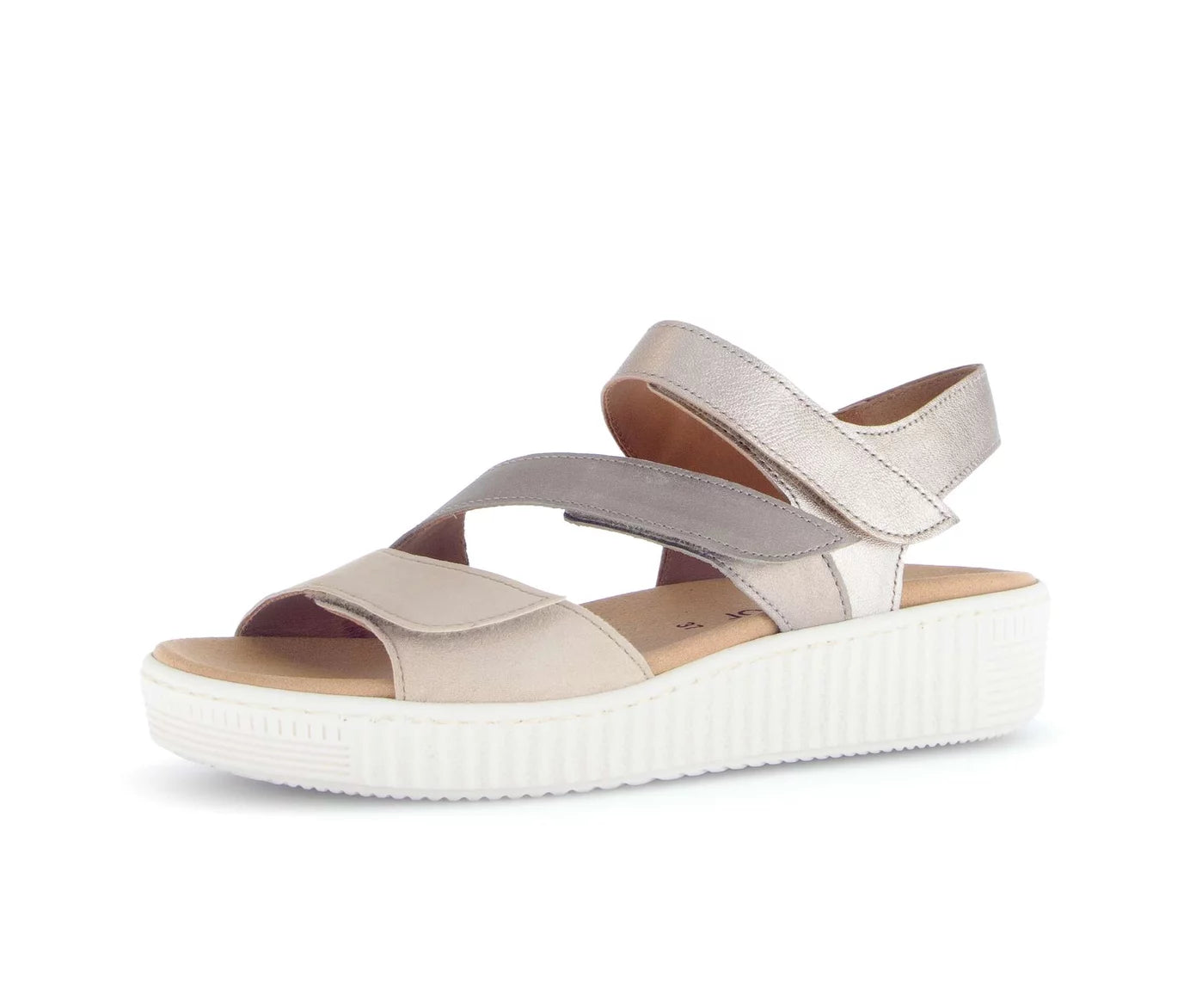 GABOR SANDAL 3 STRAP DESERT METALLIC