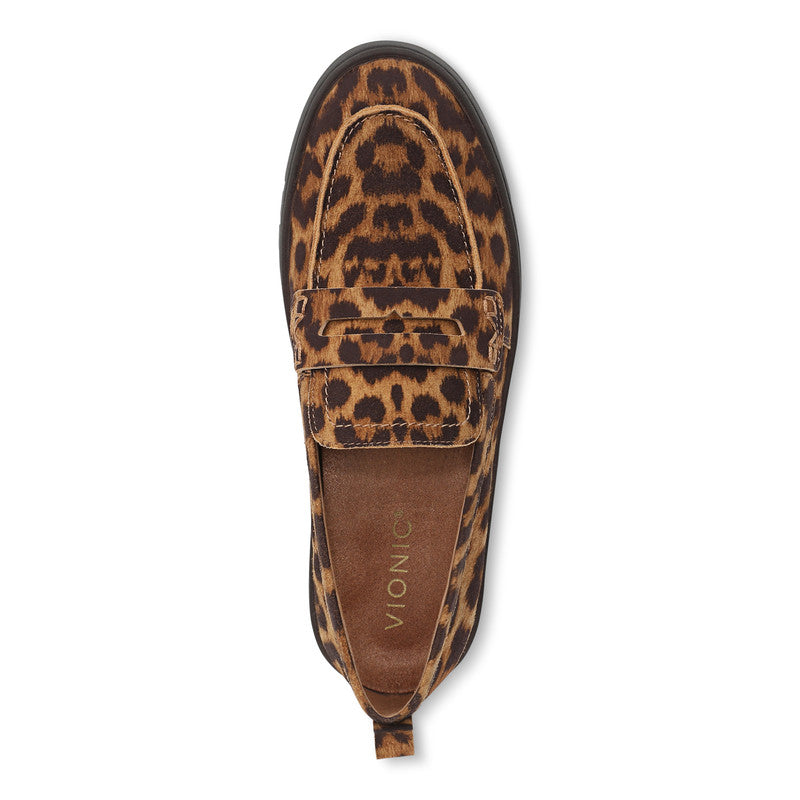 VIONIC UPTOWN LOAFER TAN LEOPARD
