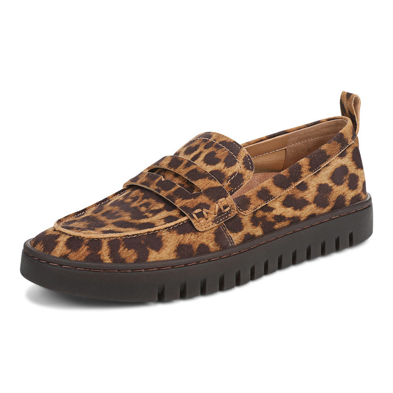 VIONIC UPTOWN LOAFER TAN LEOPARD
