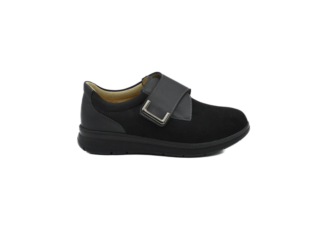 FINN COMFORT NEIVA SHOE VELCRO BLACK
