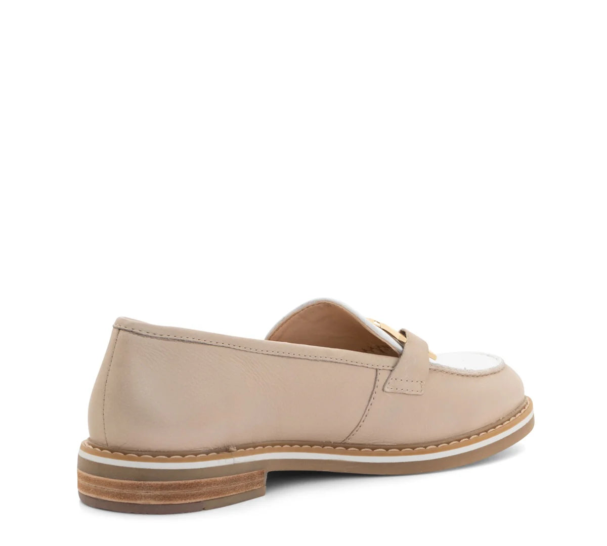 CHAUSSURES ARA MOCASSINS KATSURA EN CUIR DE VEAU BLANC ET COQUILLE