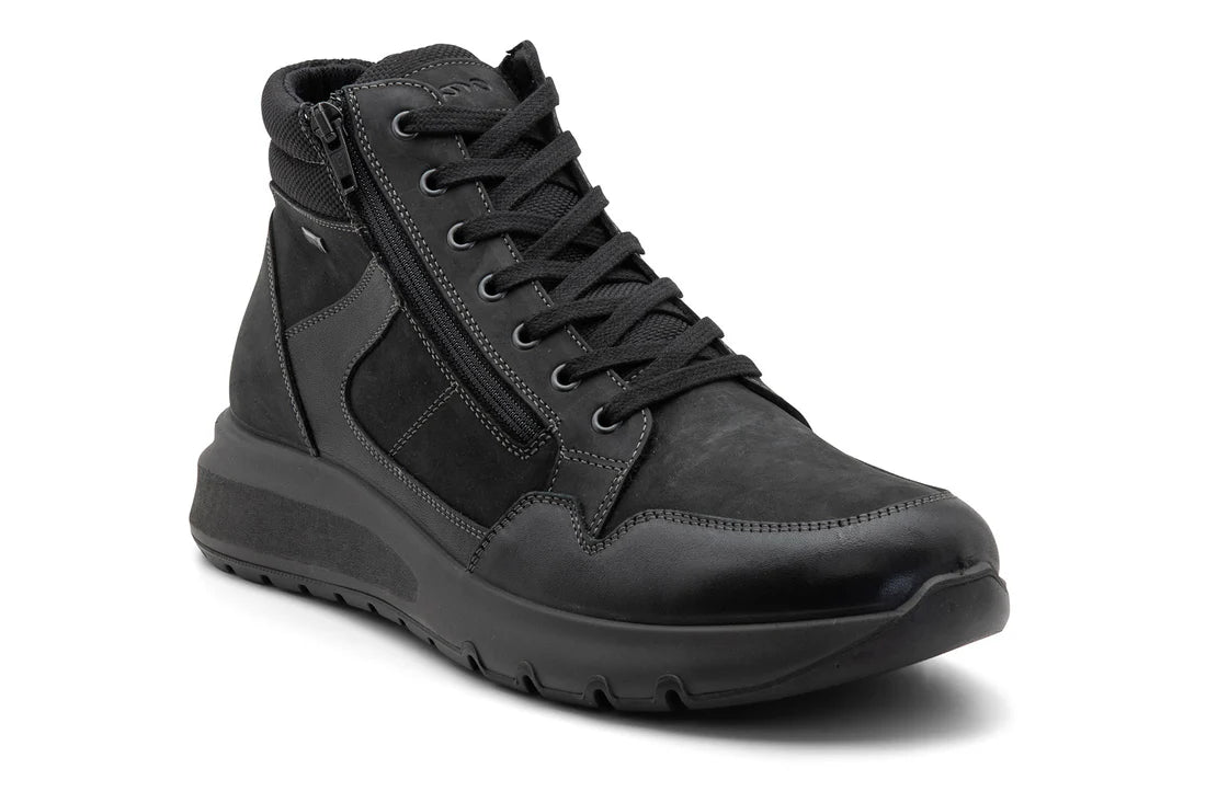 CHAUSSURES ARA ADAMS H NOIR BLEU NUBUCK GTX