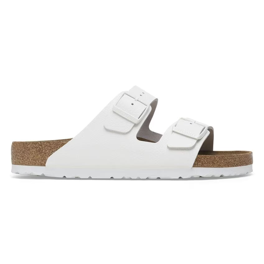 BIRKENSTOCK ARIZONA SFB CUIR BLANC