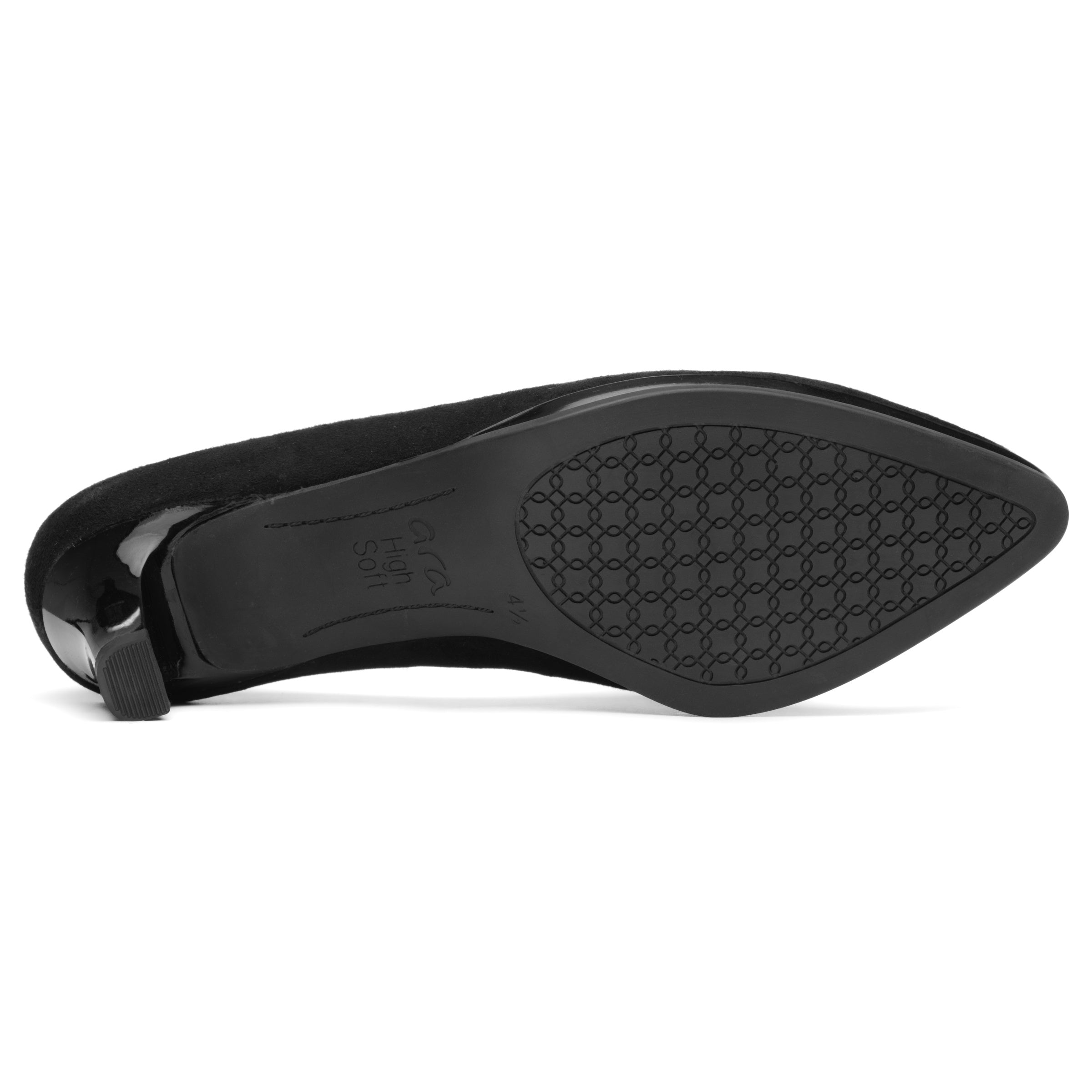 ARA SHOES Azalea Black Suede Leather