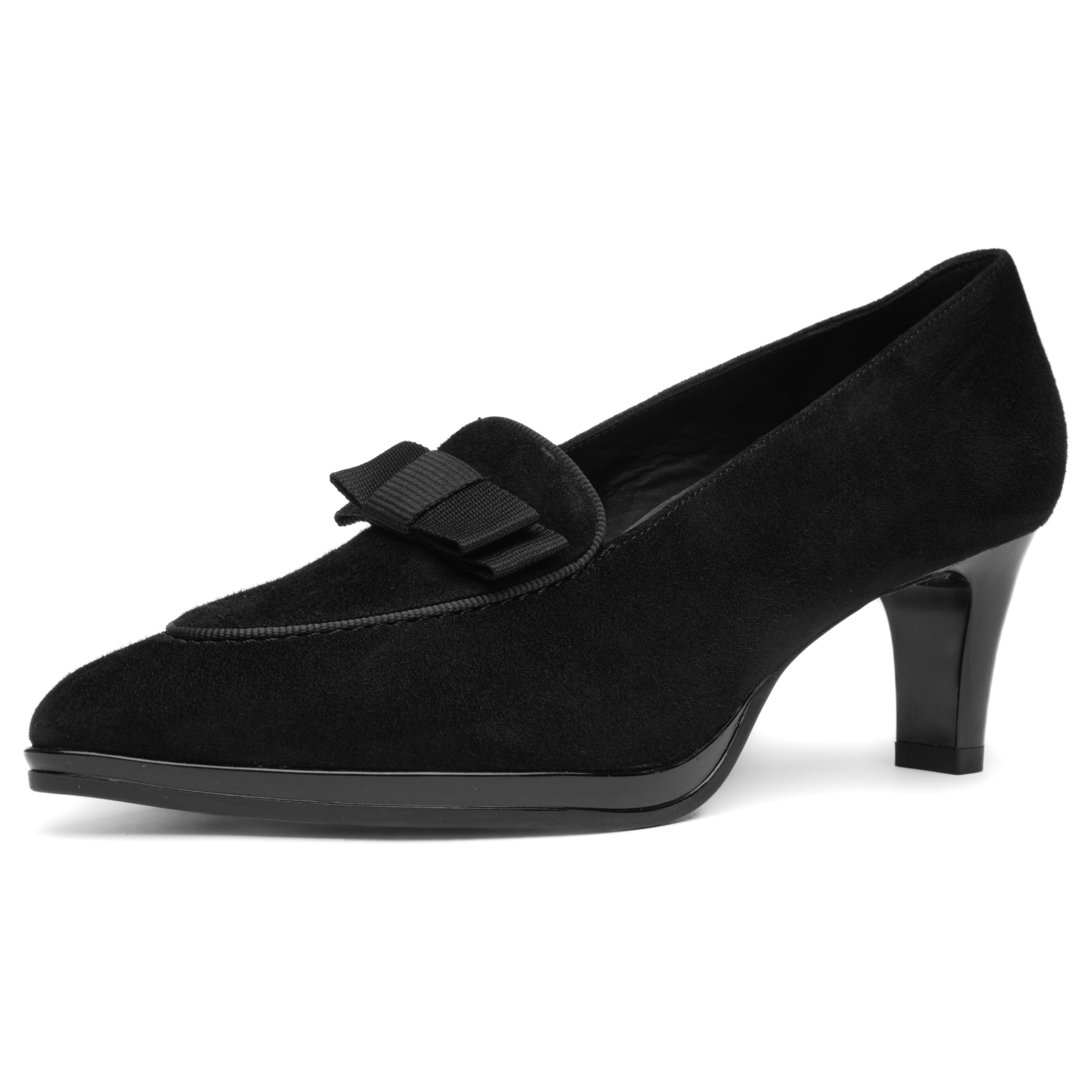 ARA SHOES Azalea Black Suede Leather